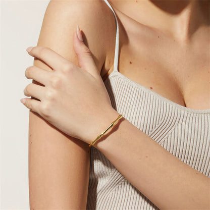 [Royal&Vicky]Brielle Gold Bangle