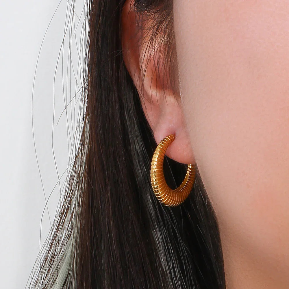 [Royal&Vicky]ベイリー フープピアス