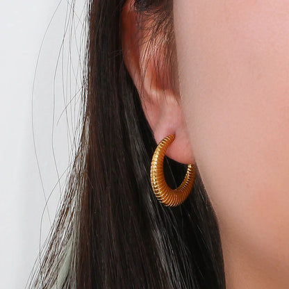 [Royal&Vicky]ベイリー フープピアス