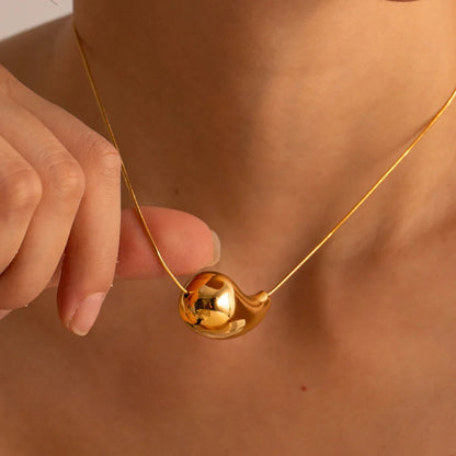 [Royal&Vicky]Sandra Drop Necklace