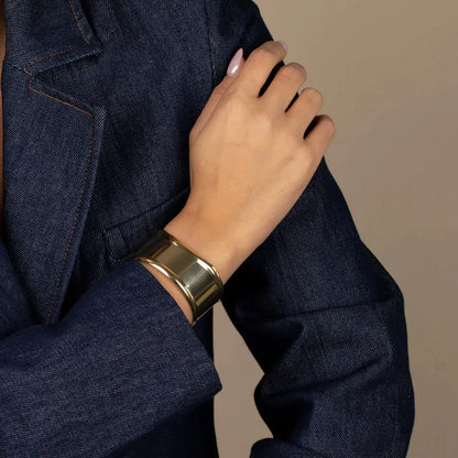 [Royal&Vicky]Rachel Gold Bangle