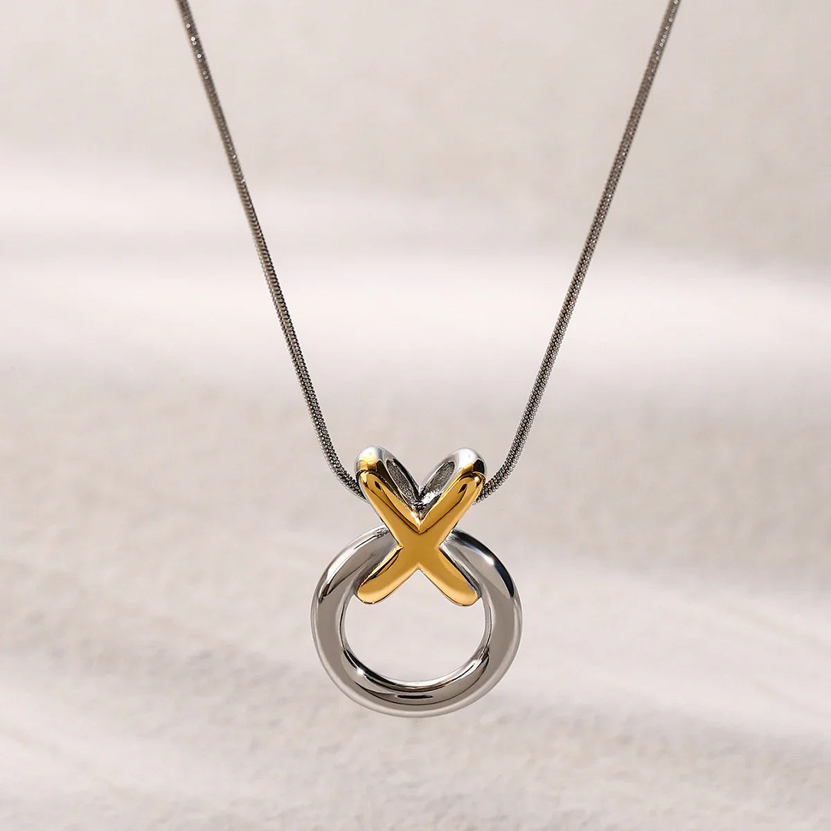 [Royal&Vicky]Mirabelle Ring Knot Halskette
