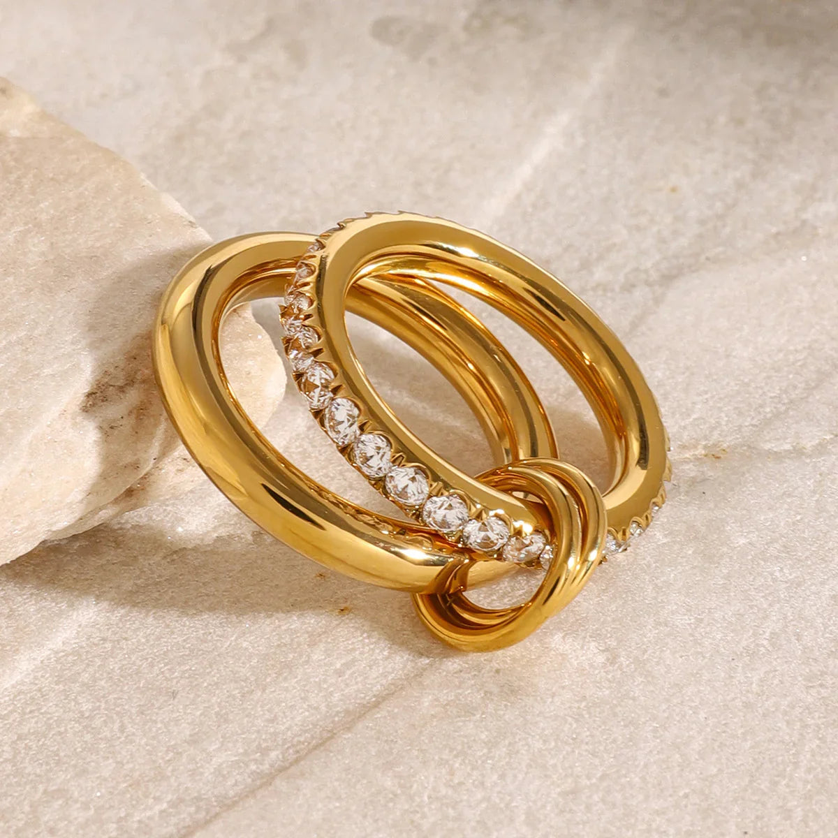 [Royal&Vicky]Alison Stapelbarer Diamantring