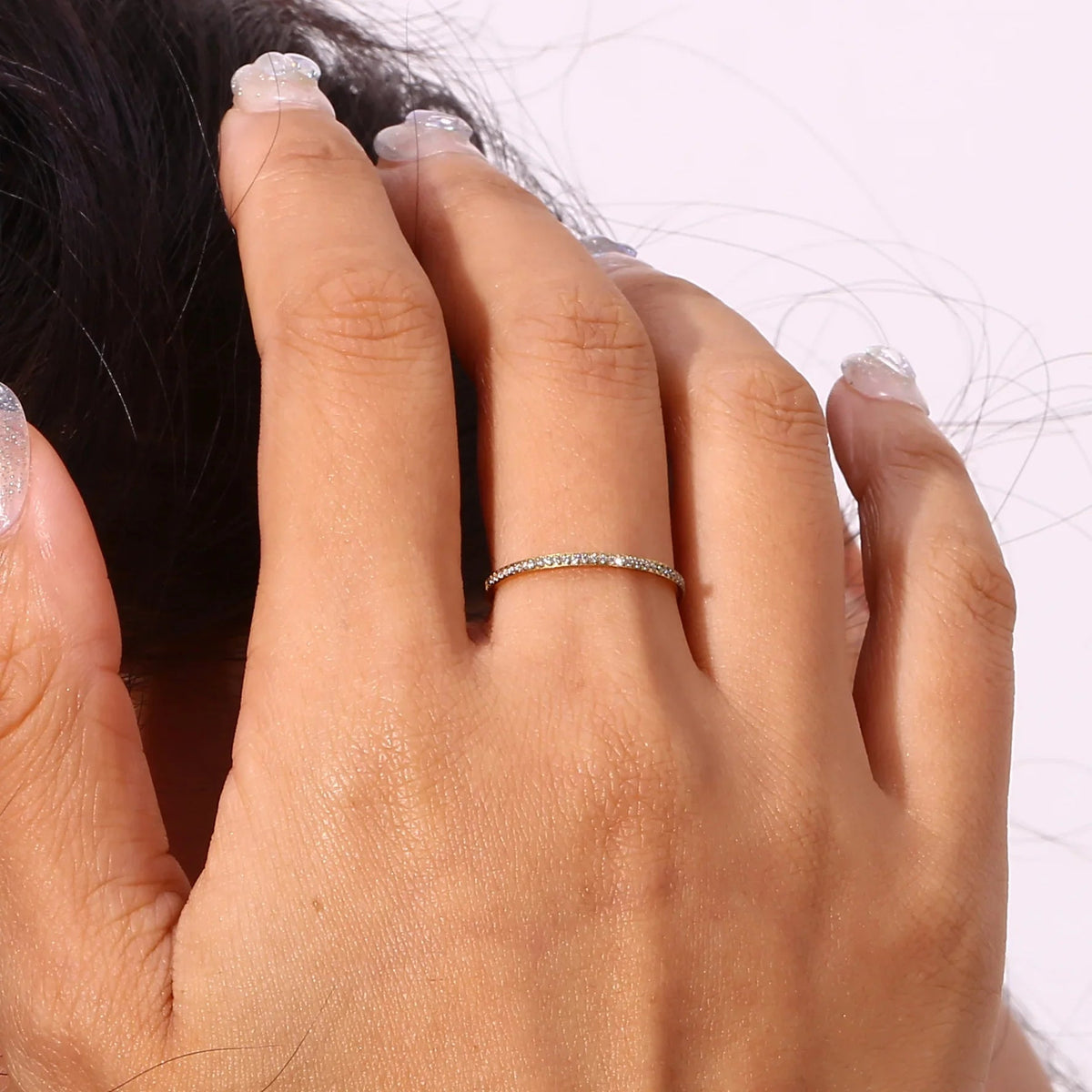 [Royal&Vicky]Zarra Goldring mit Pavé