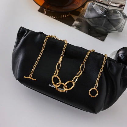 [Royal&Vicky]Renelle Gold Chain Necklace