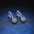 [Royal&Vicky]CLASSIC 6-PRONG MOISSANITE DROP EARRINGS