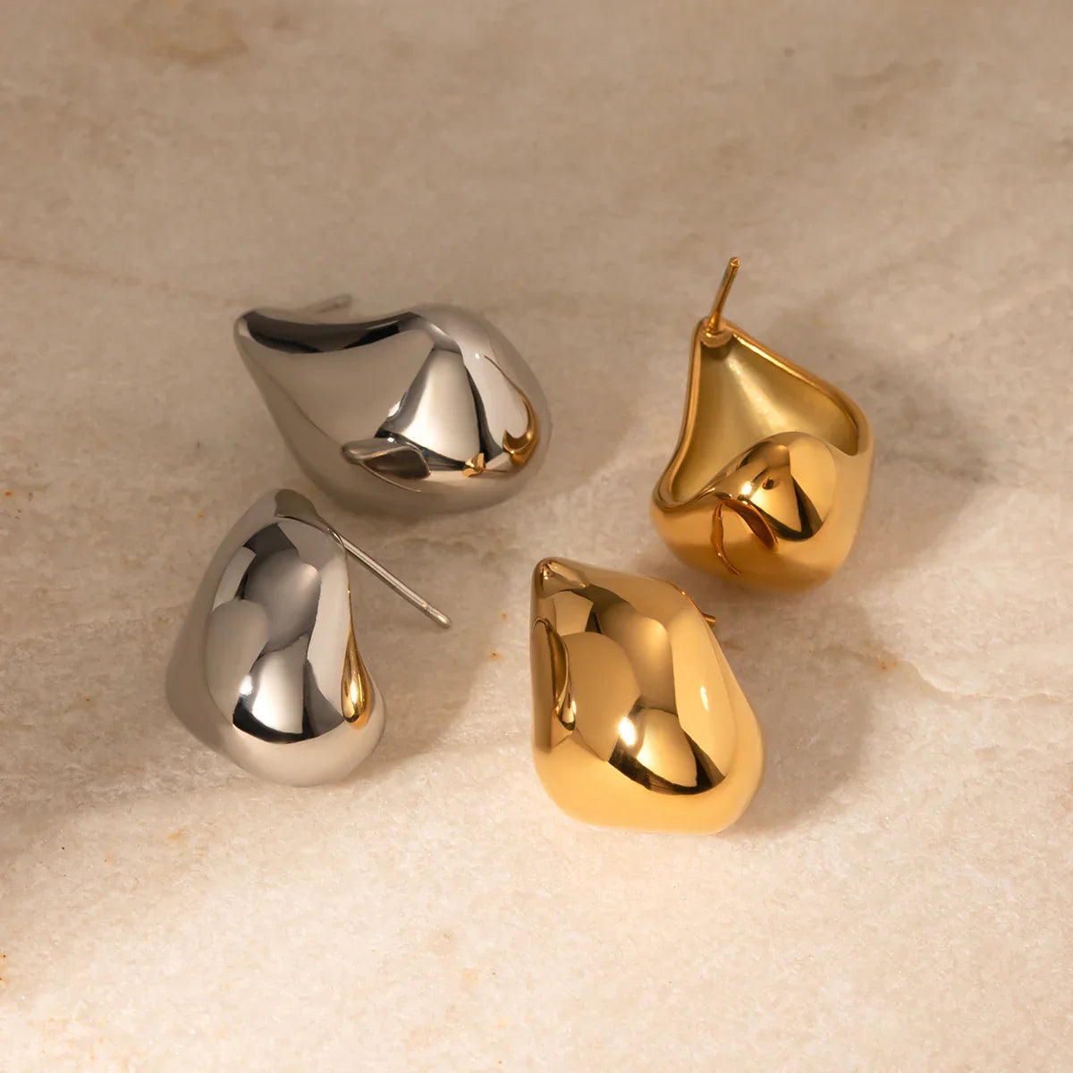[Royal&Vicky]Selena Gold Earrings