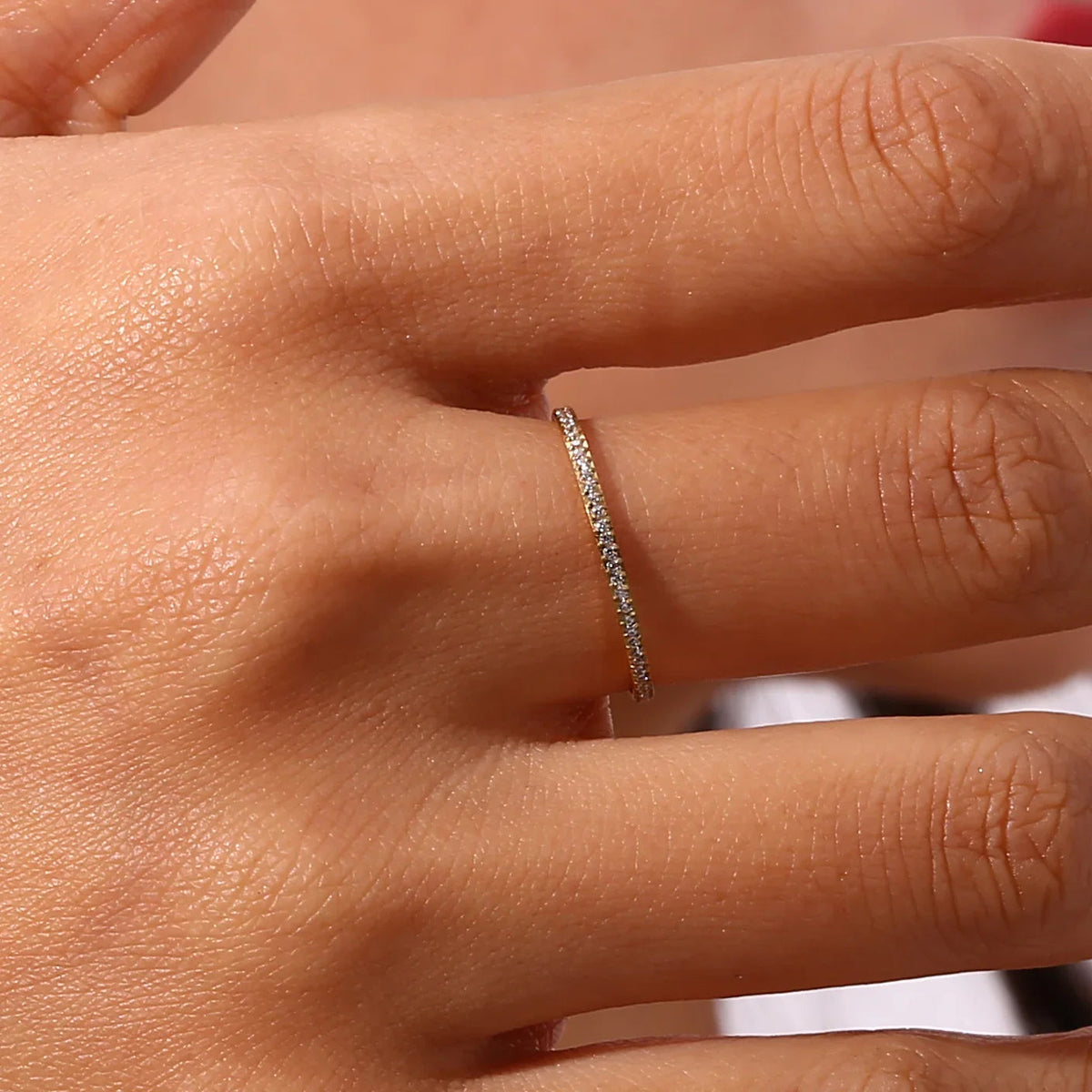 [Royal&Vicky]Zarra Goldring mit Pavé