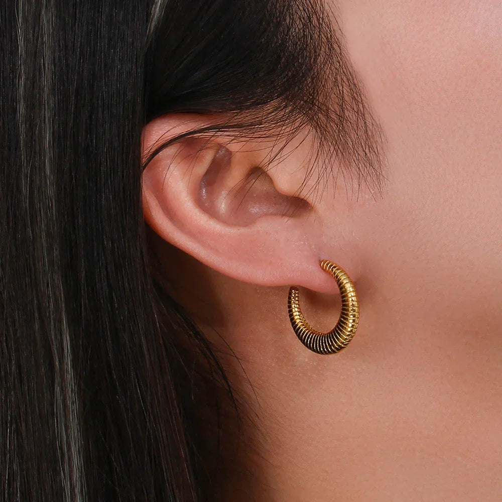 [Royal&Vicky]ベイリー フープピアス