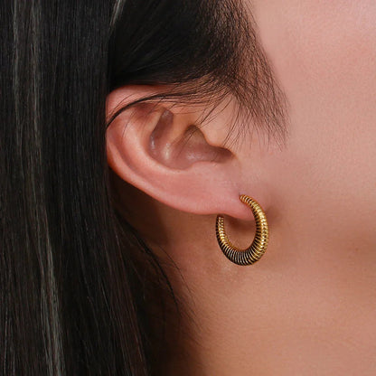 [Royal&Vicky]ベイリー フープピアス