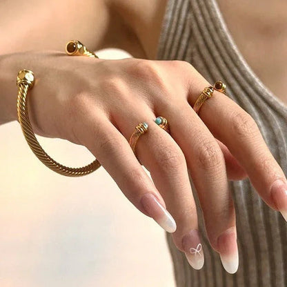 {"[Royal&Vicky]Thea Gold Bracelet": "[Royal&Vicky]Thea ゴールドブレスレット"}