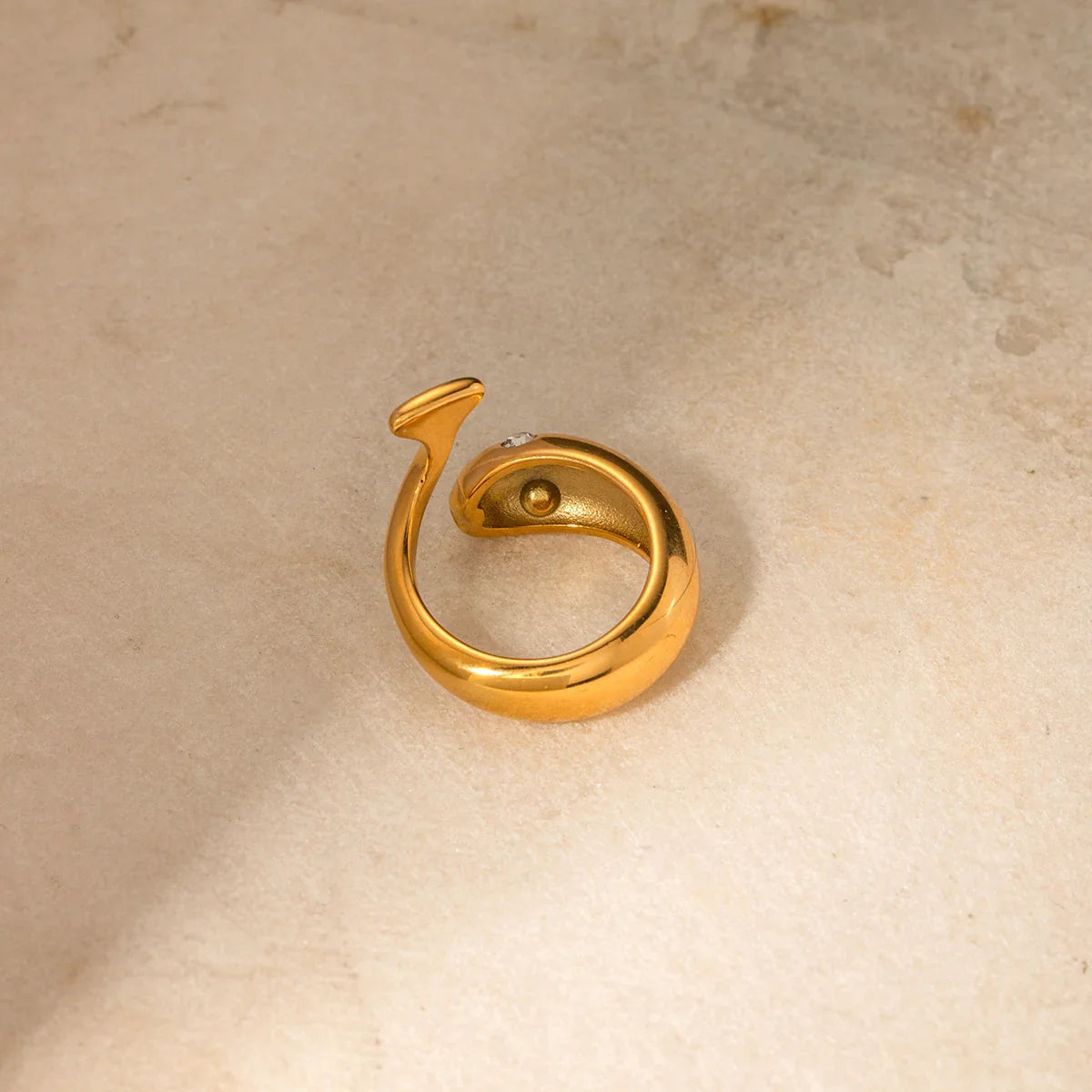 [Royal&Vicky]Etta Gold Serpent Ring