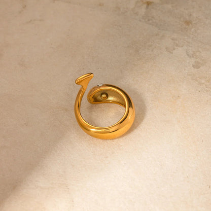 [Royal&Vicky]Etta Gold Serpent Ring