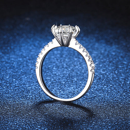 [Royal&Vicky]BOLD TIGER CLAW MOISSANITE ENGAGEMENT RING
