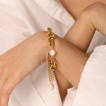 [Royal&Vicky]Serafina Freshwater Pearl Bracelet