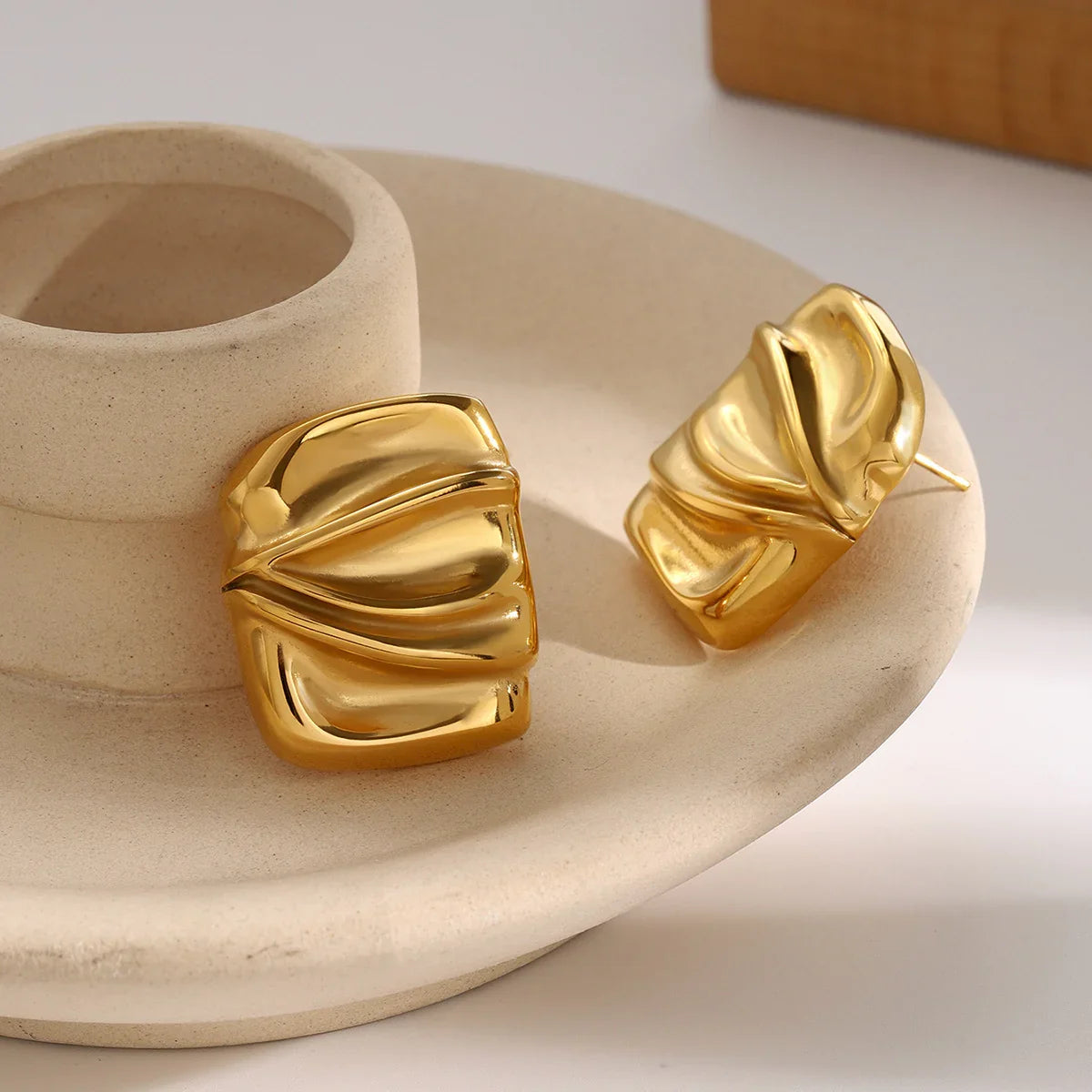 [Royal&Vicky]Evette Gold Earrings