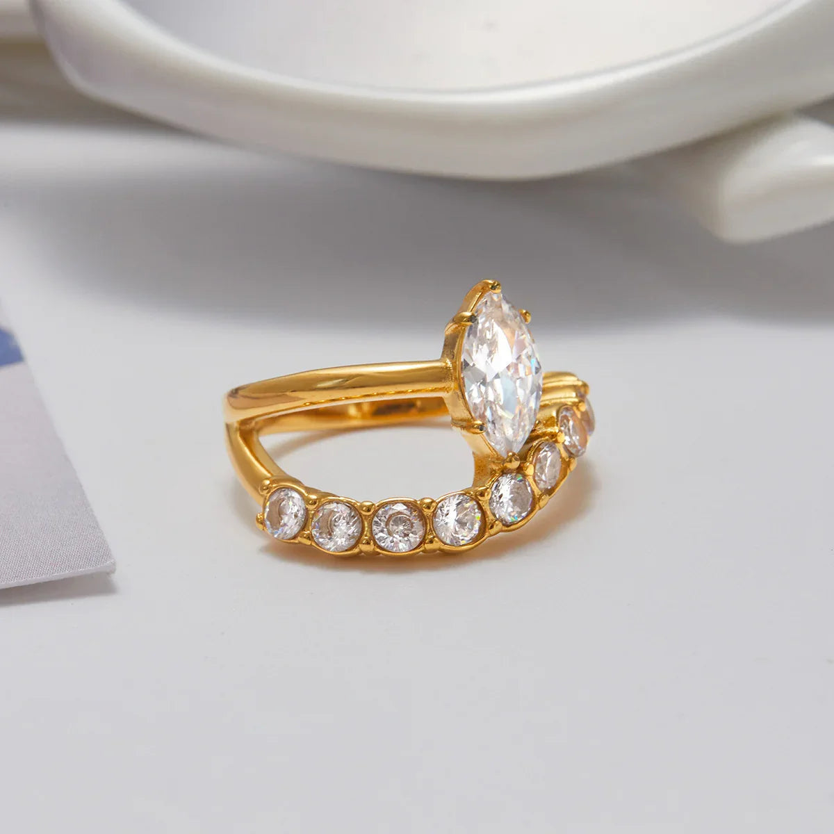 [Royal&Vicky]Calina Marquise-Diamantring