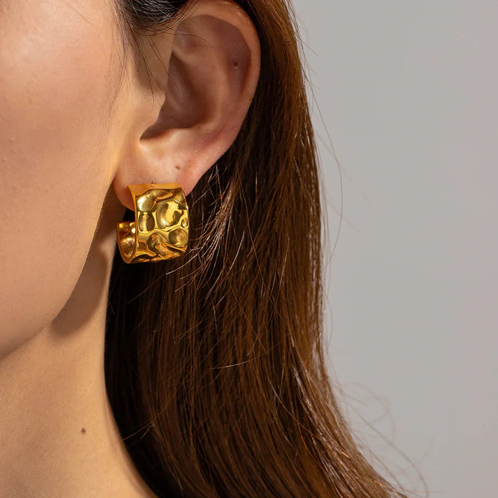 [Royal&Vicky]Jane Gold Ohrringe