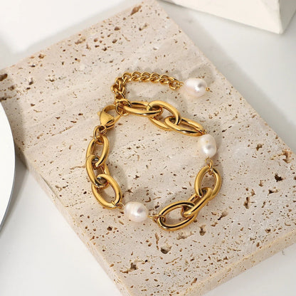 [Royal&Vicky]Serafina Freshwater Pearl Bracelet