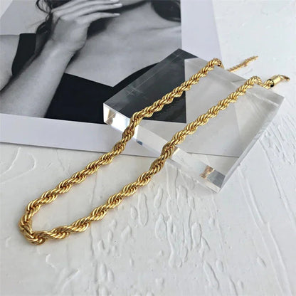 [Royal&Vicky]Bianca Kordelkette Goldhalskette