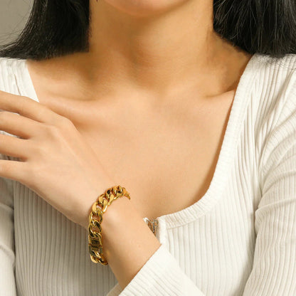 [Royal&Vicky]Kayle Goldkettenarmband
