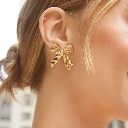 [Royal&Vicky]Caroline Gold Earrings