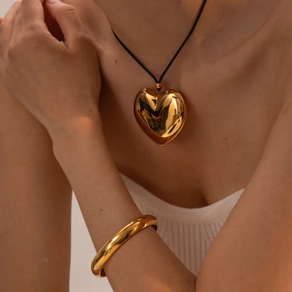 [Royal&Vicky]Ophelia Gold Heart Necklace