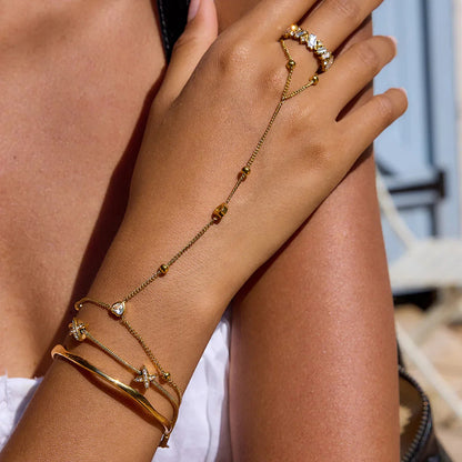 [Royal&Vicky]Haisley Gold Bangle