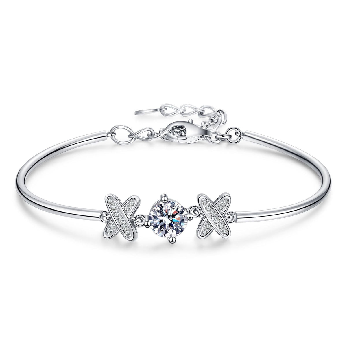 [Royal&Vicky]ELEGANT BOW-KNOT MOISSANITE BRACELET