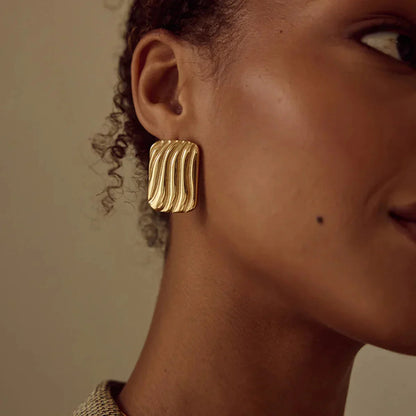 [Royal&Vicky]Colette Gold Earrings