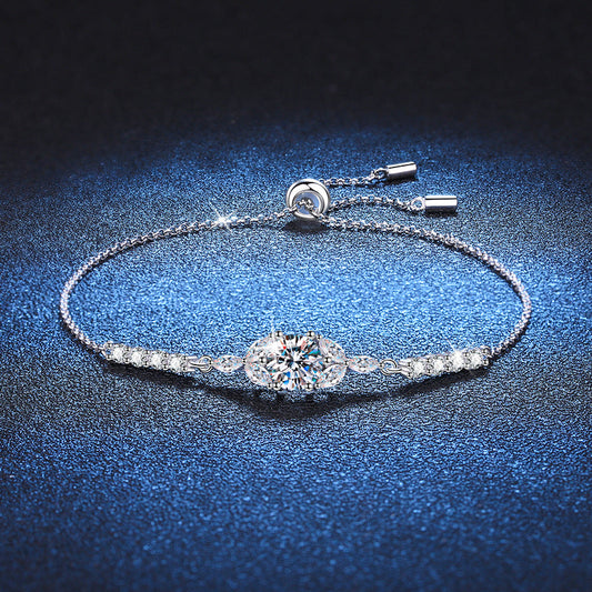 [Royal&Vicky]BLOOMING STAR-FLOWER MOISSANITE BRACELET