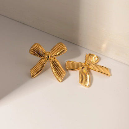 [Royal&Vicky]Caroline Gold Earrings