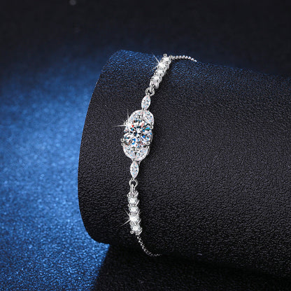 [Royal&Vicky]BLOOMING STAR-FLOWER MOISSANITE BRACELET