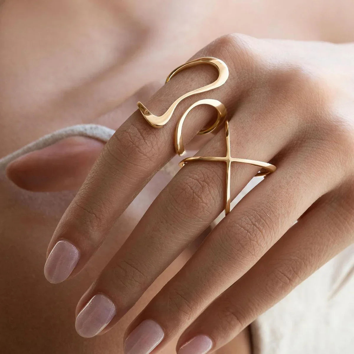 [Royal&Vicky]Mosaic Gold Ring