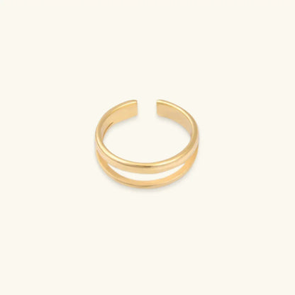 [Royal&Vicky]Olivia Geschichteter Goldring