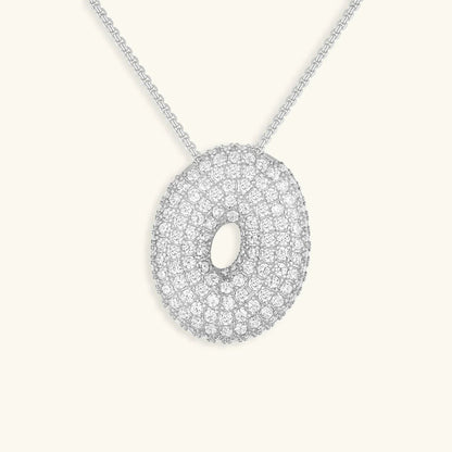 [Royal&Vicky] Bubble-Initialen-Diamantkette