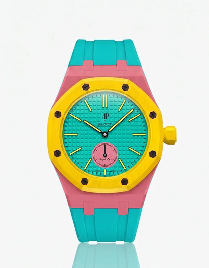 Silicone Strap & Case Royal Pop Otg Roz(Customize  Colors)