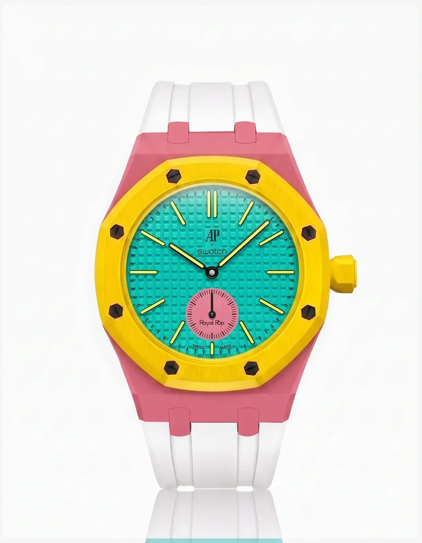 Silicone Strap & Case Royal Pop Otg Roz(Customize  Colors)