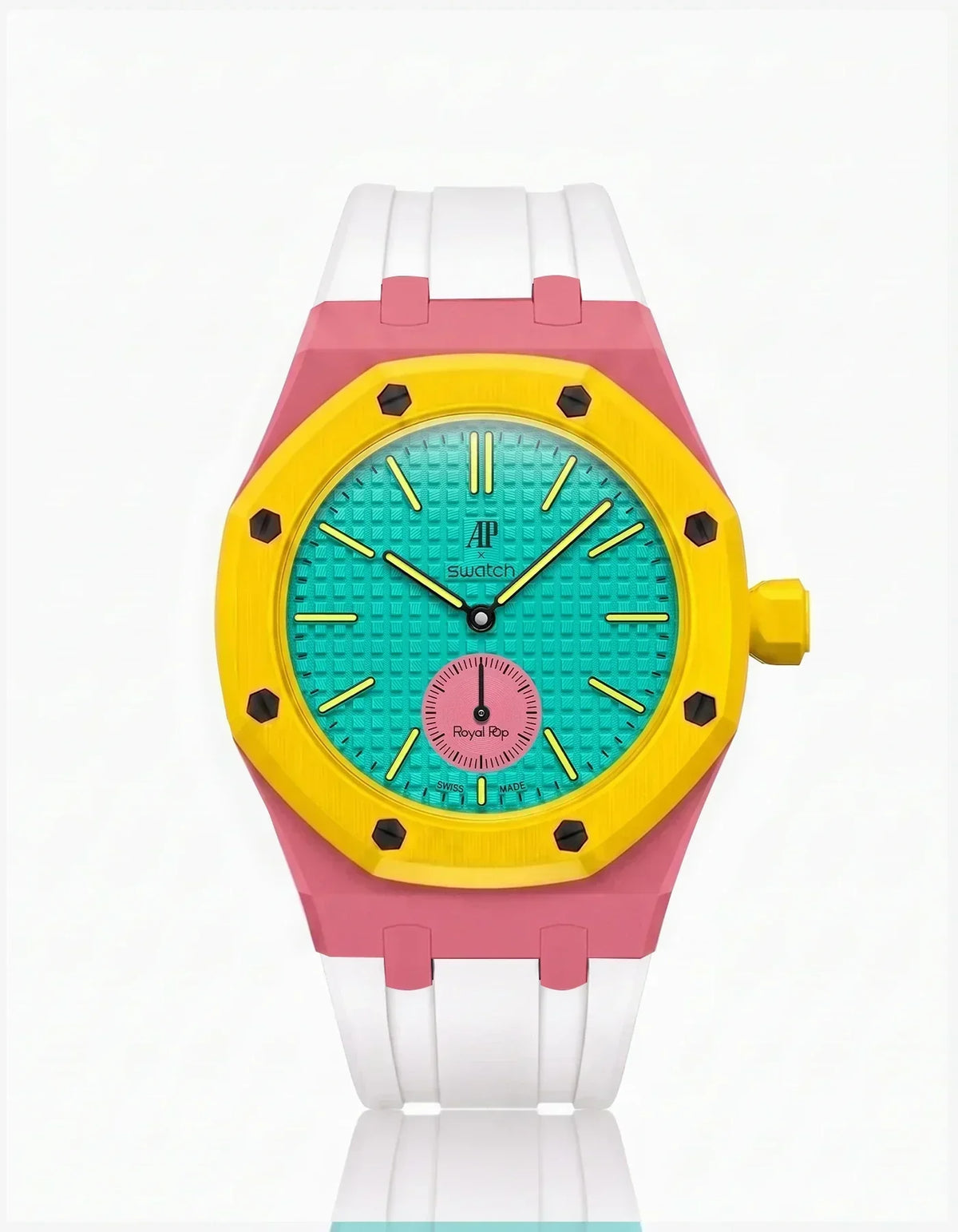 Silicone Strap & Case  Royal Pop Otg Roz(Customize  Colors)