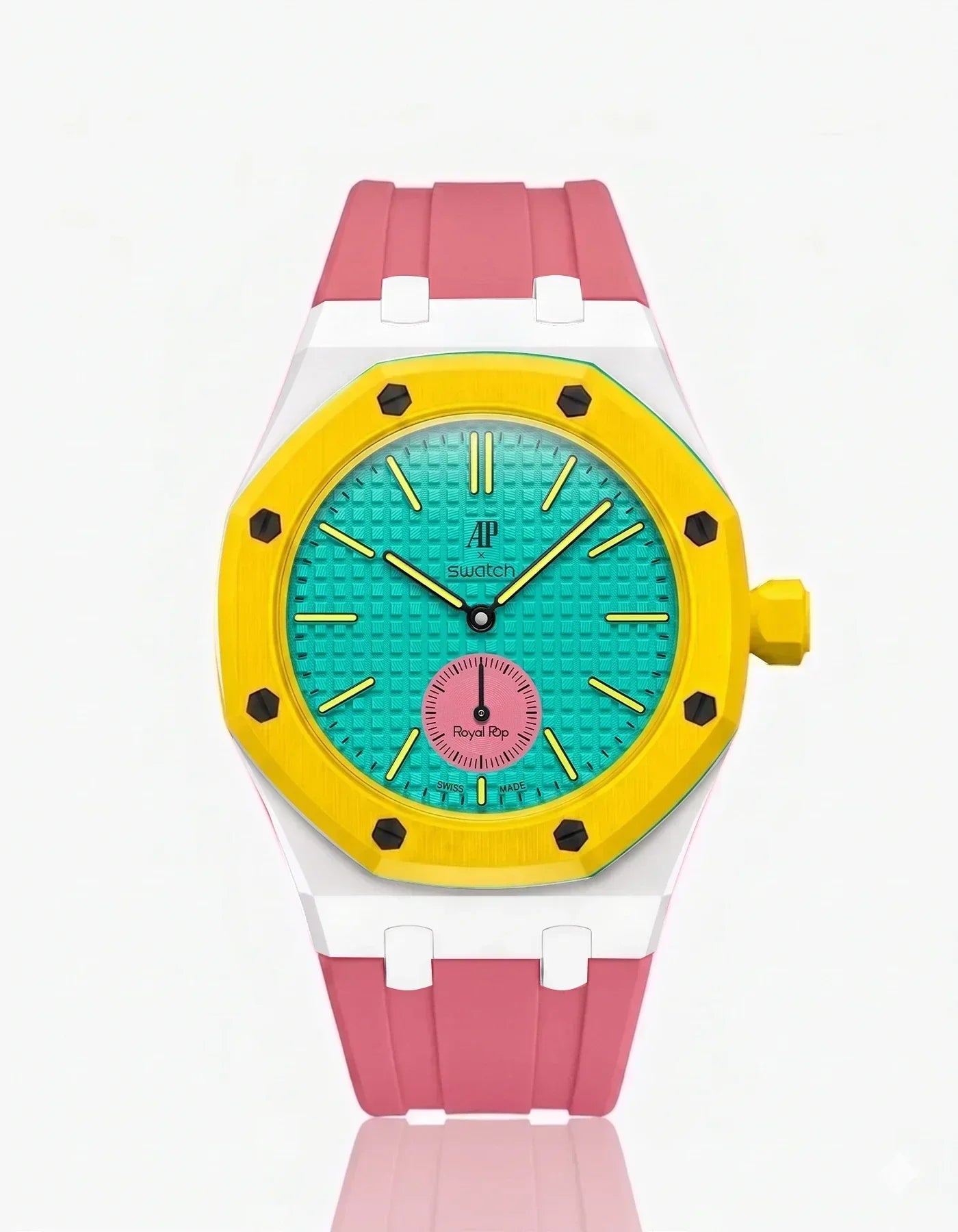 Silicone Strap & Case Royal Pop Otg Roz(Customize  Colors)