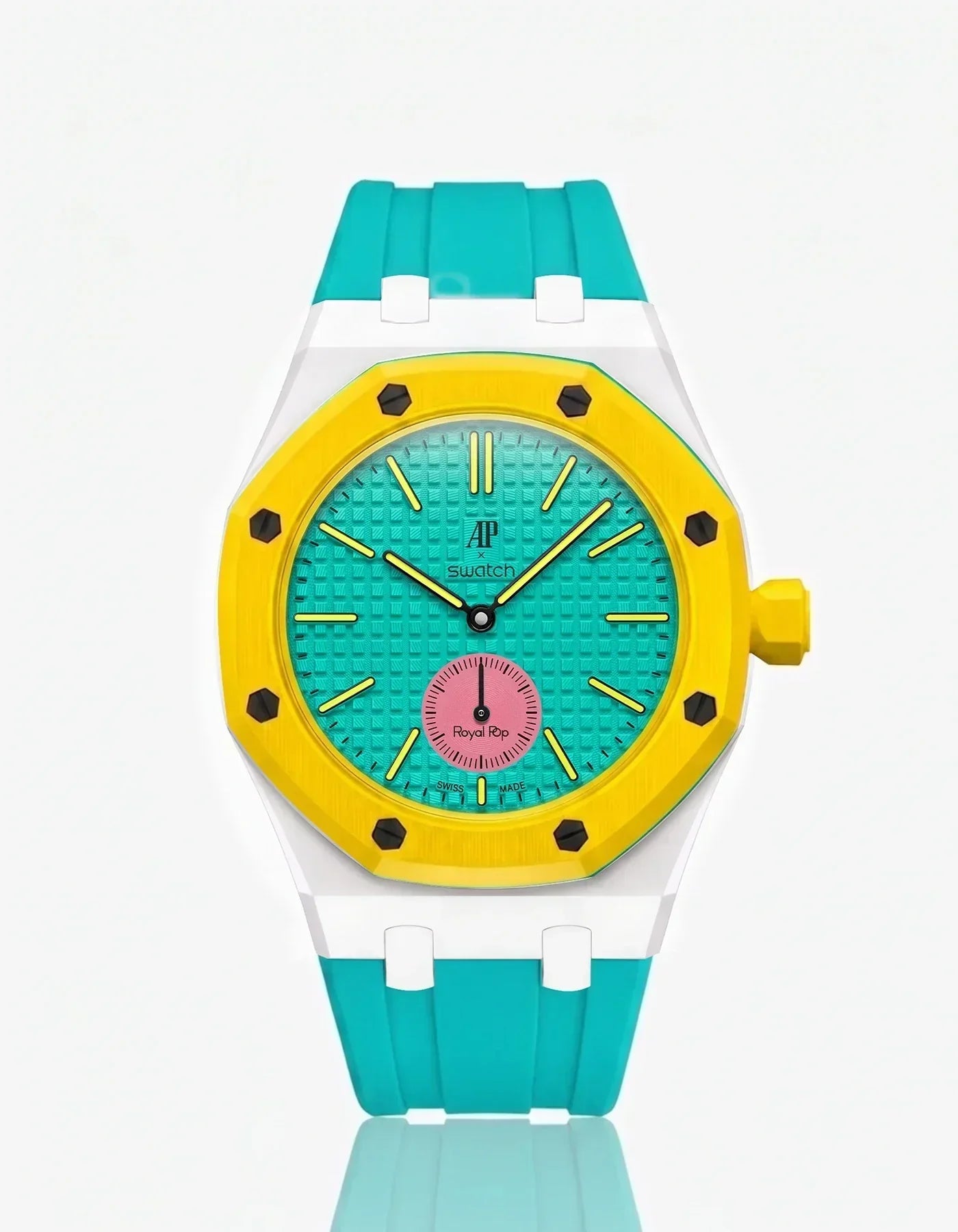 Silicone Strap & Case Royal Pop Otg Roz(Customize  Colors)