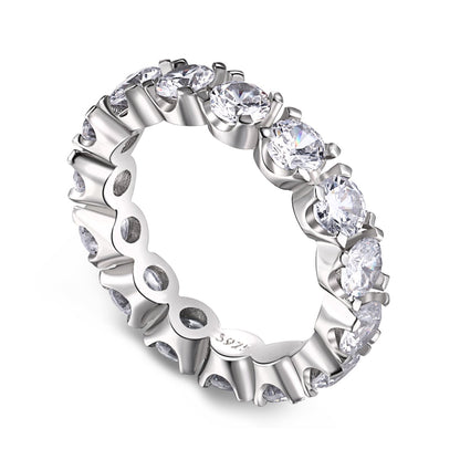 [Royal Jewellery]Eternity Round Cut Tennis Ring