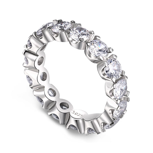 [Royal Jewellery]Eternity Round Cut Tennis Ring