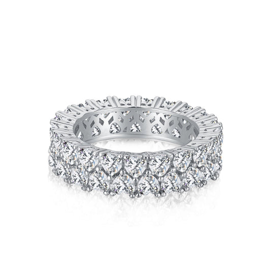 [ROYAL]Sparkling Full Heart Ring