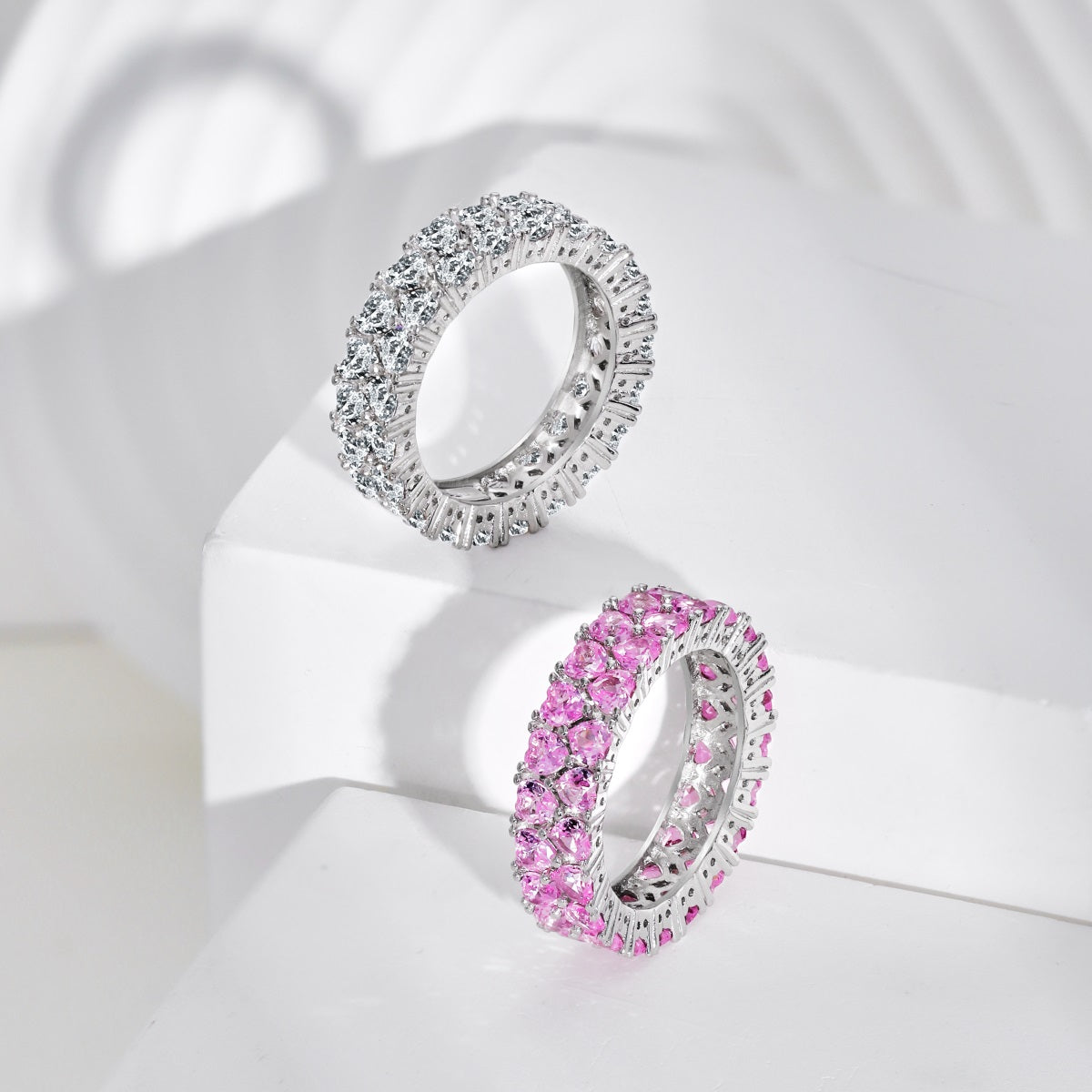[Royal Jewellery]Sparkling Full Heart Ring