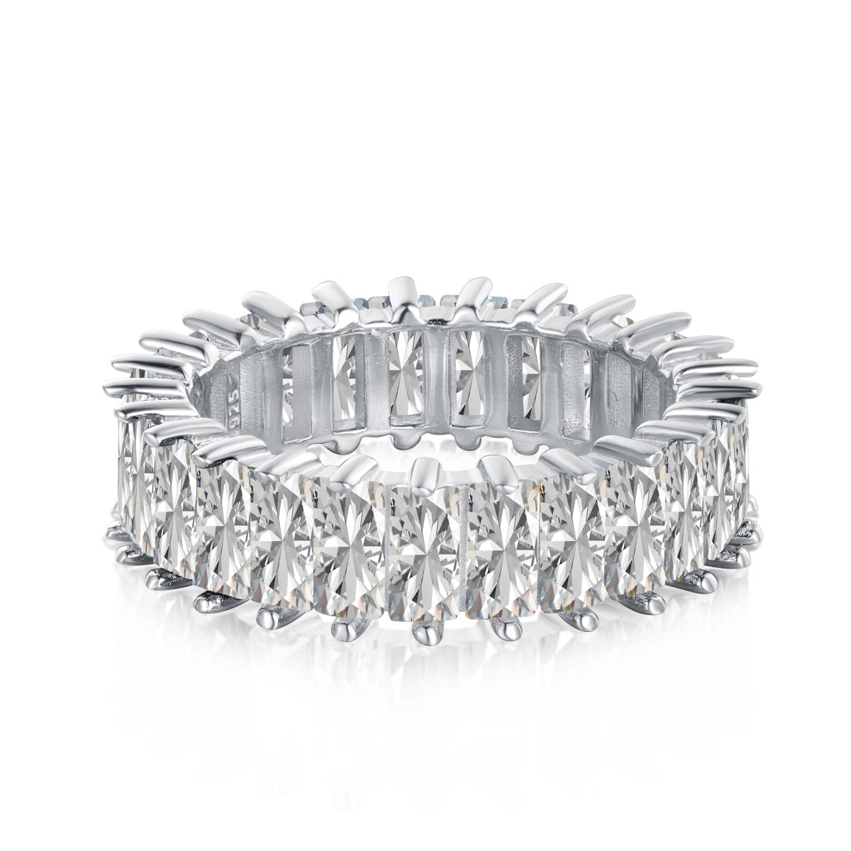 [Royal Jewellery]Unique Colorful Radiant Cut RIng