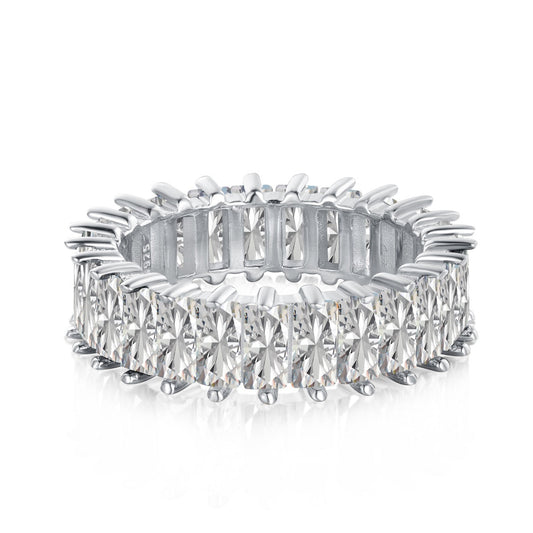[Royal Jewellery]Unique Colorful Radiant Cut RIng