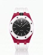 Silicone Strap & Case Royal Pop Ocho Negro(Customize  Colors)