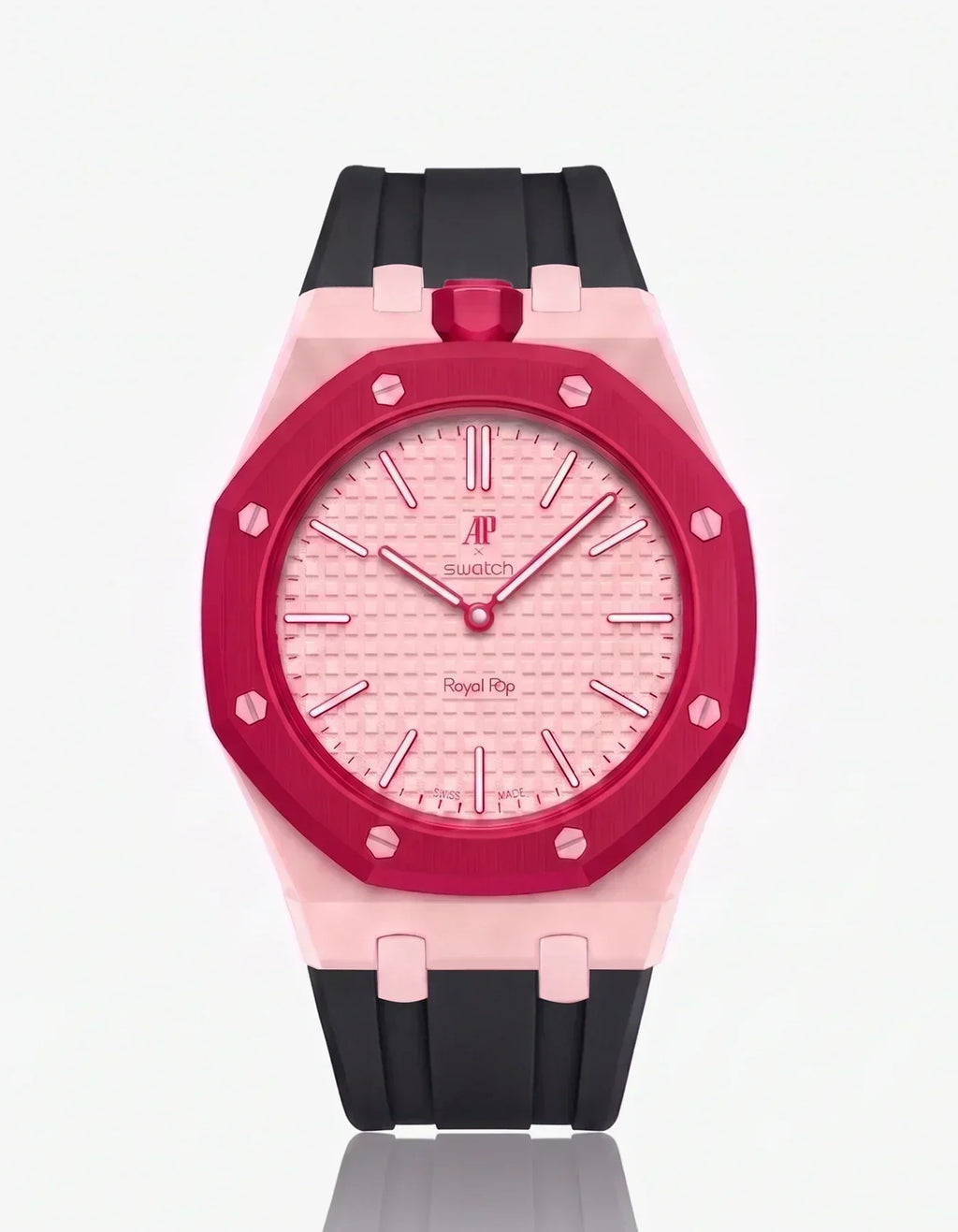 Silicone Strap &  Case  Royal Pop Otto Rosso(Customize  Colors)