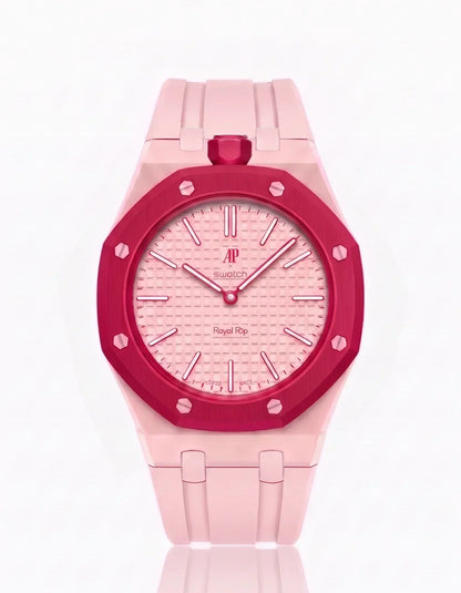 Silicone Strap & Case Royal Pop Otto Rosso(Customize  Colors)